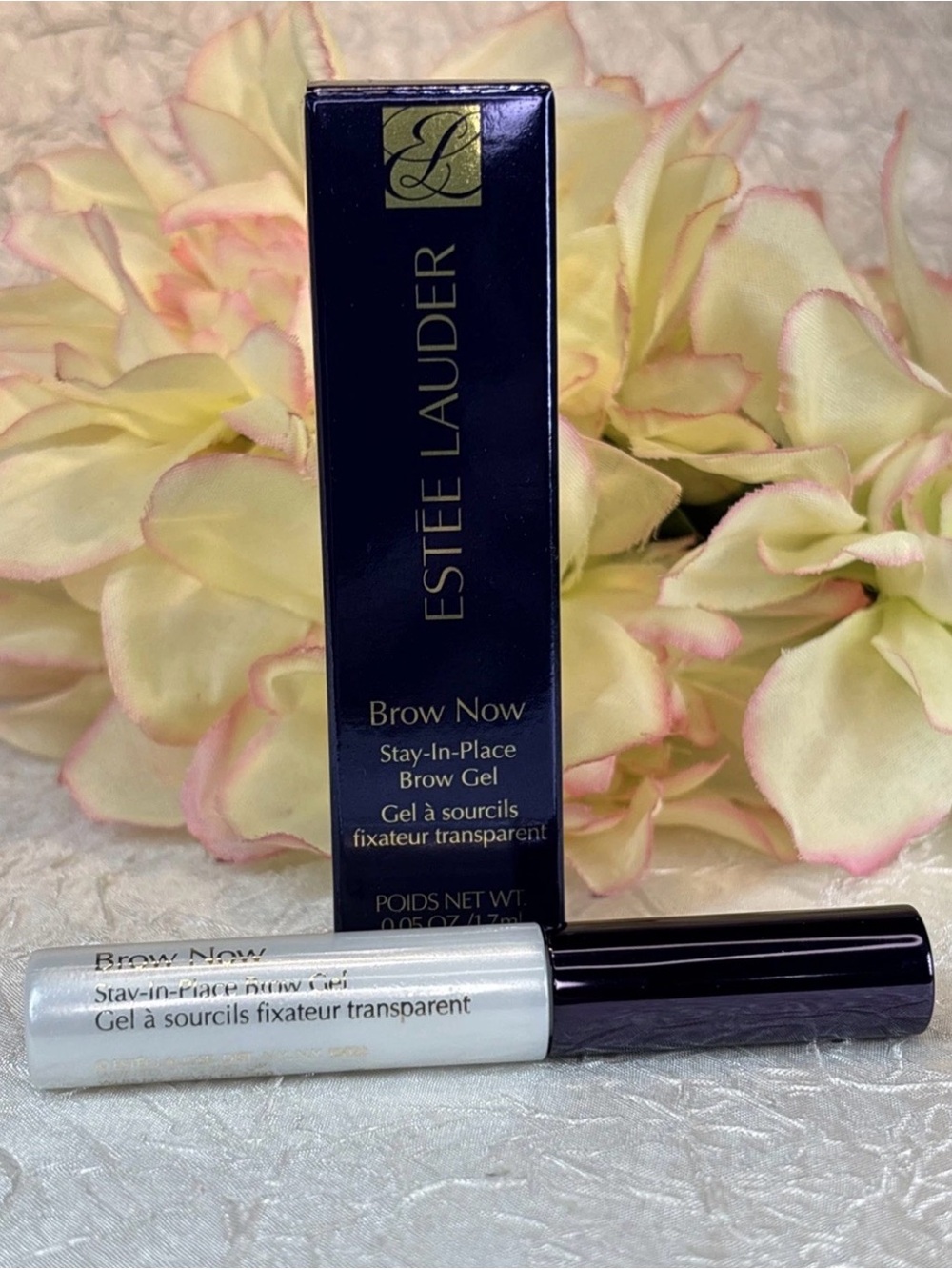 Estee Lauder Brow Now Stay-in-Place EyeBrow Gel CLEAR .05oz FS NIB